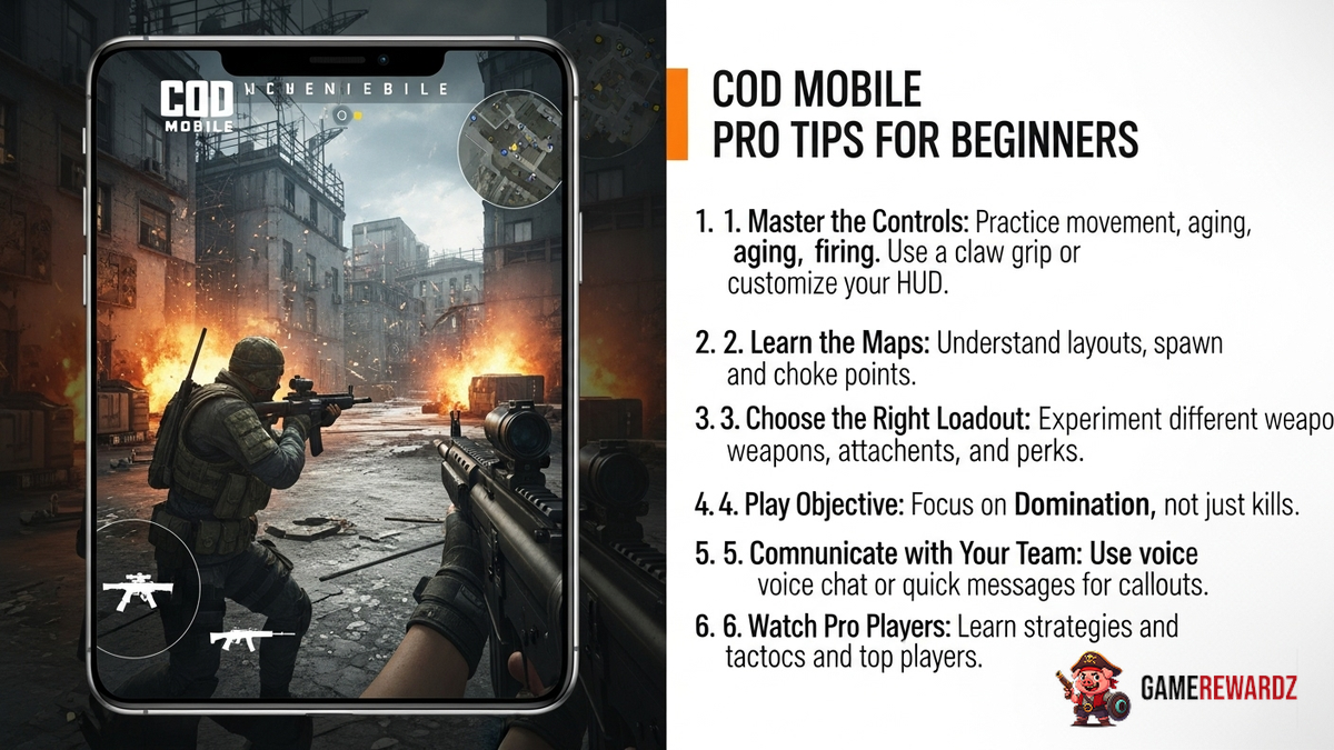 COD Mobile Pro Tips for Beginners